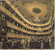 Gustav Klimt Zuschauerraum im Alten Burgtheater in Wien France oil painting artist